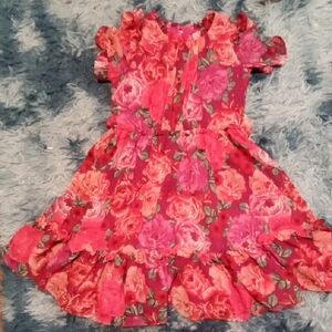 PRETTY FLORAL GIRL'S DRESS